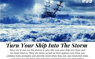 Wright's Rules: # 59 Turn Your Ship Into The Storm